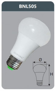 Bóng led bulb 5w BNL505