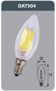 Bóng led bulb 4w DAT504