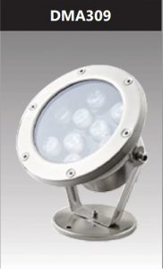 Đèn led âm nước ánh sáng đơn sắc 9W