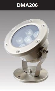 Đèn led âm nước ánh sáng đơn sắc 6W