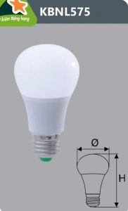 Bóng đèn led bulb 5w KBNL575