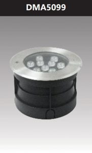 Đèn led âm nước ánh sáng đa sắc 9W