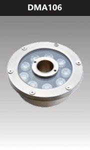 Đèn led âm nước ánh sáng đơn sắc 6W