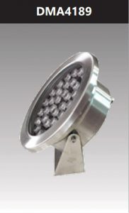 Đèn led âm nước ánh sáng đa sắc 18W