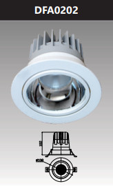 Đèn led downlight chiếu điểm âm trần 20w DFA0202