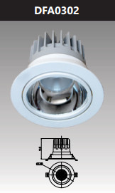 Đèn led downlight chiếu điểm âm trần 30w DFA0302