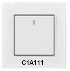 Bộ công tắc 1 nút nhấn 1 chiều cổ điển K series C1A111